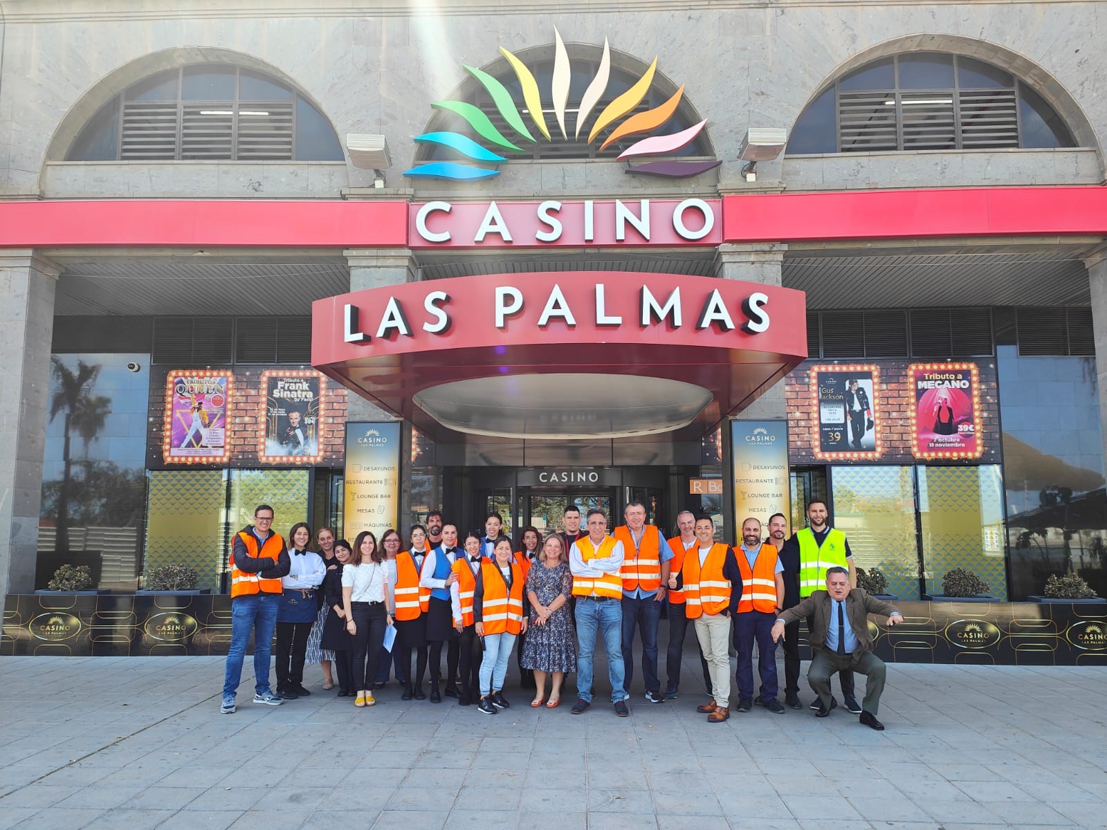 Simulacro de Incendios en Casino Las Palmas